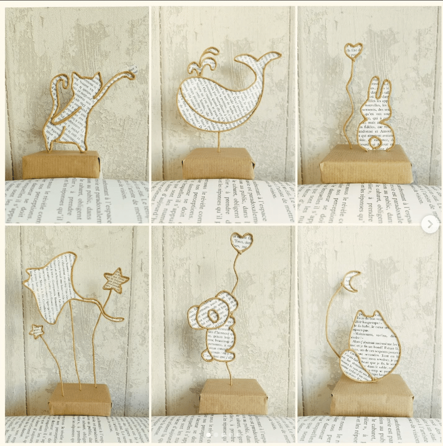 Sculptures papier