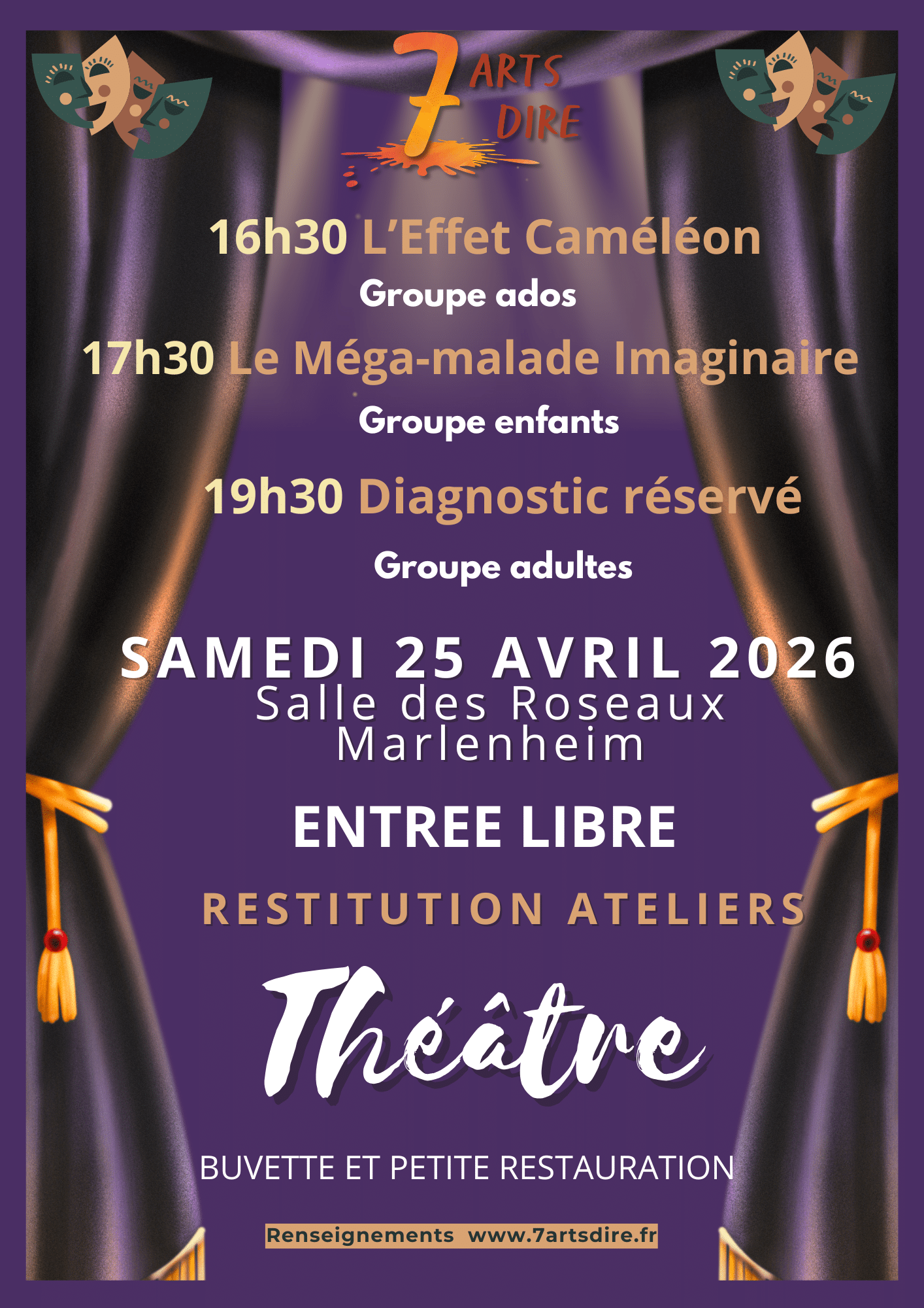 Affiche restitution 25 avril 2