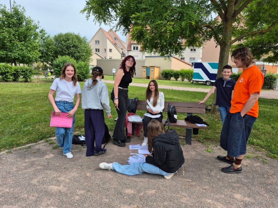 Les comédiens en herbe lors d'une ultime répétition !